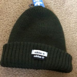 New Adidas Dark green beanie hat unisex men’s